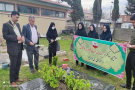 ادای احترام به شهیده خدمت، فیروزه خوشگفتار