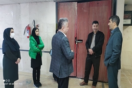 بازدید سرپرست مدیریت تجهیزات پزشکی دانشگاه علوم پزشکی گیلان از بیمارستان امام حسن مجتبی (ع) فومن