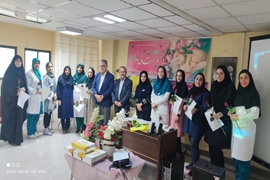 بزرگداشت روز جهانی ماما و کارگر در بیمارستان امام حسن مجتبی (ع) فومن